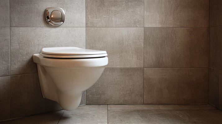 Lille væghængt toilet - en pladsbesparende løsning