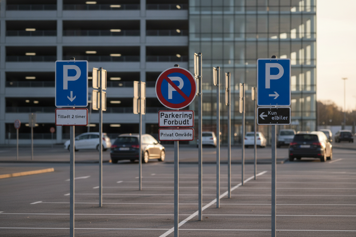 Professionelle parkeringsskilte: Skab orden og sikkerhed på dine arealer